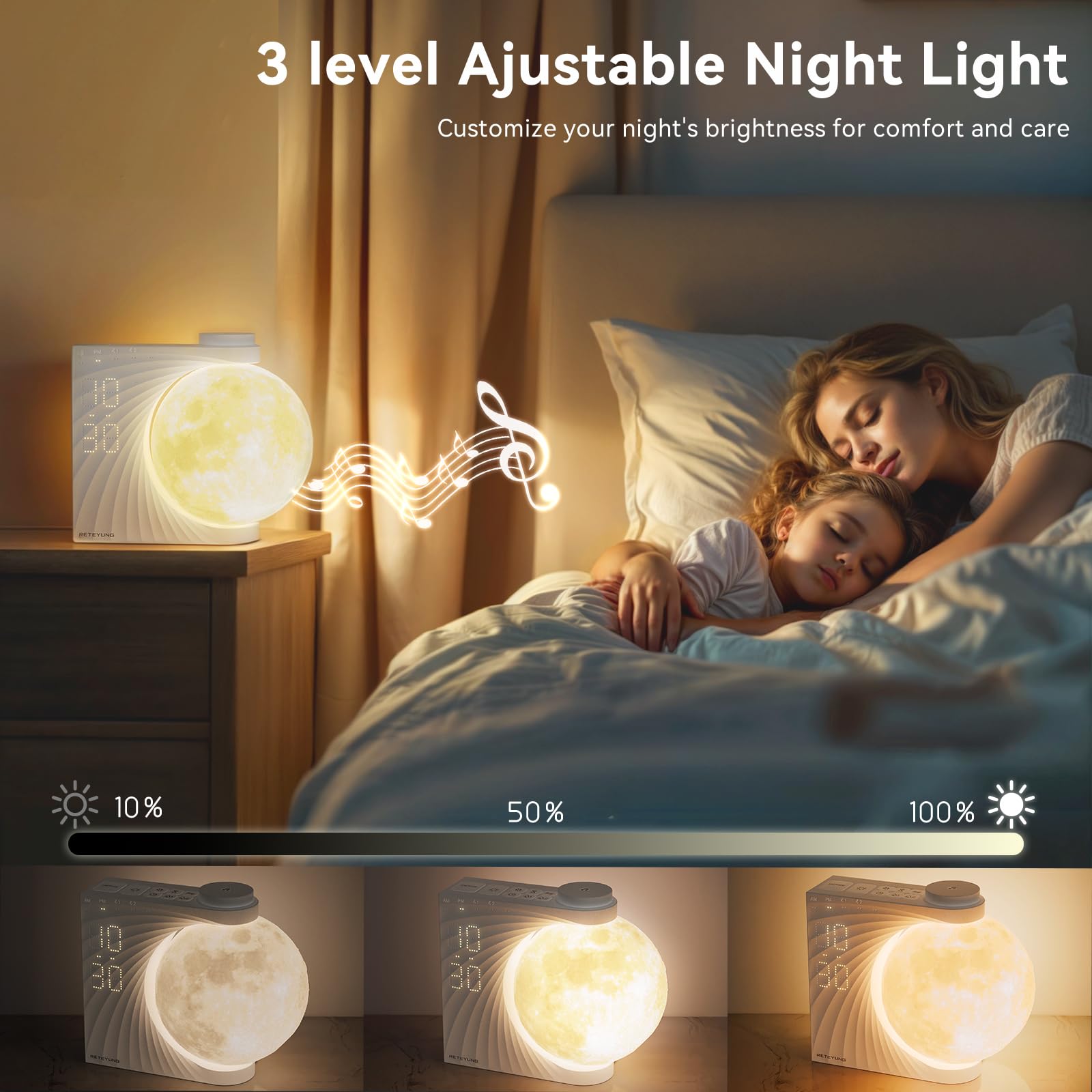 Amazon.com: Sunrise Alarm Clocks for Heavy Sleepers,Night Lamp